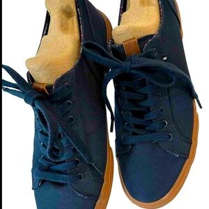 Ben Sherman Bristol Lace to Toe Sneakers In Navy Nylon Size 10.5